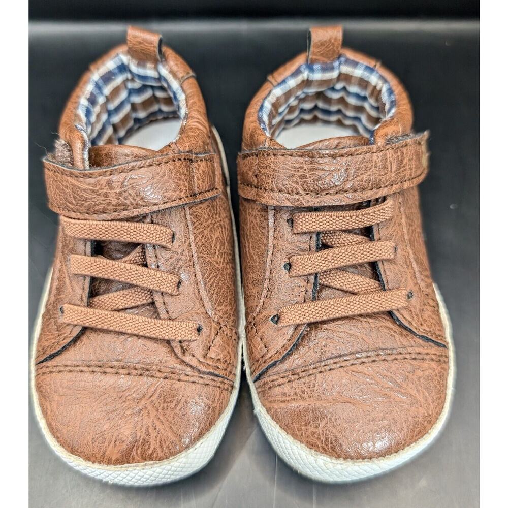 Surprize Stride Rite Limitless Lee Sneaker/Shoes Brown Infant 6-12 Months Sz 3